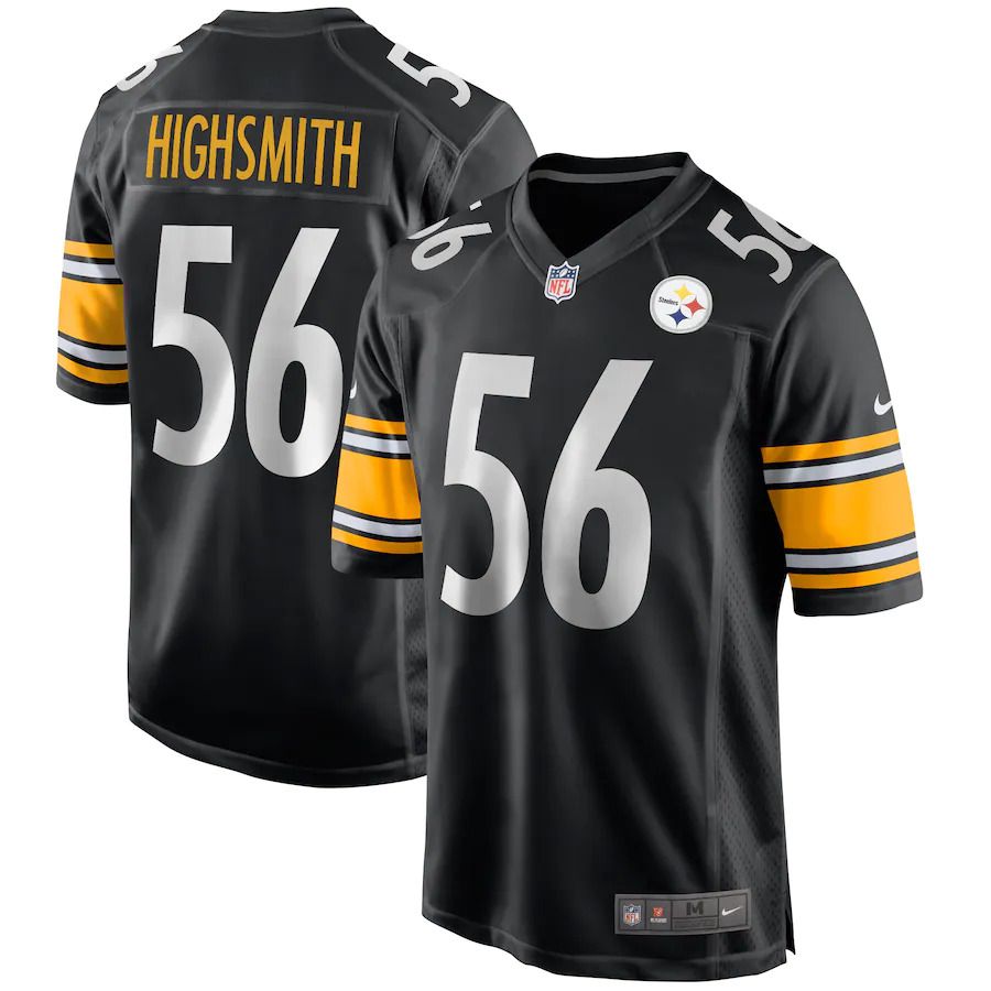 Men Pittsburgh Steelers #56 Alex Highsmith Nike Black Game NFL Jersey->pittsburgh steelers->NFL Jersey
